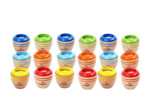 Set De Caleidoscopio De Madera 18 Pcs