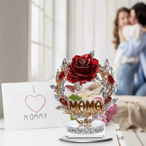 Adornos Con Rosas For El Día De La Madre, Decoración Navide