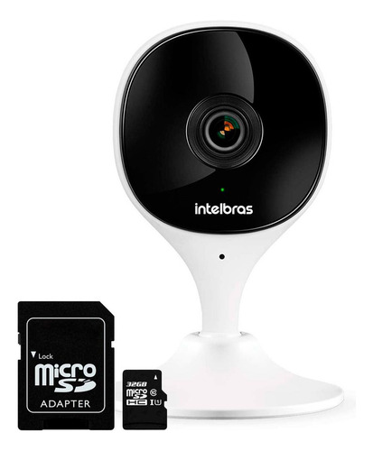 Câmera Wifi Com Aúdio Imx C Intelbras + Cartão Memória 32gb