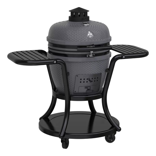 Asador Grill Kamado Ceramico Tipo Huevo Egg 24 In Azul Msi