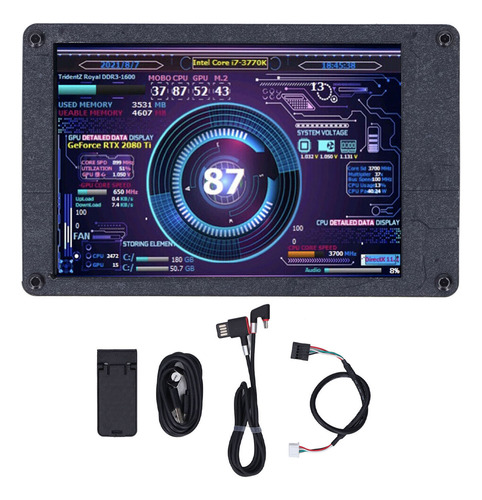 Mini Monitor, Panel De Sensores, Pantalla Usb, Brillo Ajusta