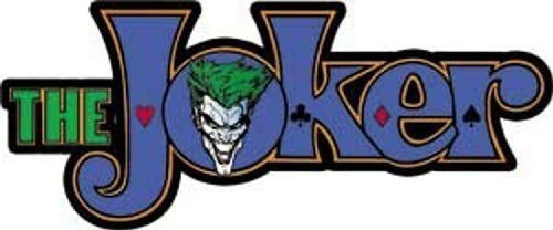Licencias Productos Dc Comics Batman Joker Logo Sticker