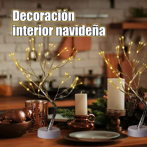 Árbol Artificial Led Con Batería De Luces/usb