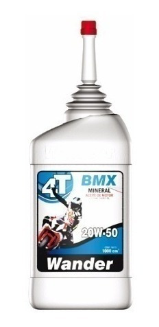 Imagen 2 de 2 de Aceite 4t Wander Bmx Mineral 20w50 Caja X12
