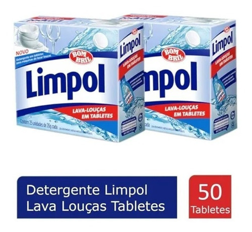 Kit 2 Detergente Limpol Para Máquina De Lavar Louças - 25und