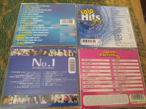 Exitos Lote De 4 Cds Excelente Shakira Alejandro Sanz Ricky (Usado)
