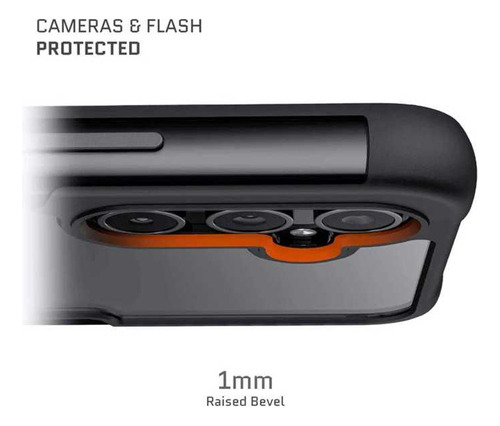 . Funda Ghostek Atomic Para Samsung A54 Negra Aluminio