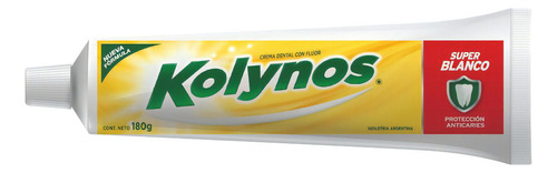 Pasta Dental Kolynos Super Blanco Protección Anticaries 180g