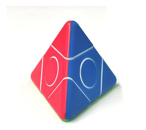 Pirámide 2x2 Sun-way Stickerless, Cubo Mágico Velocidad