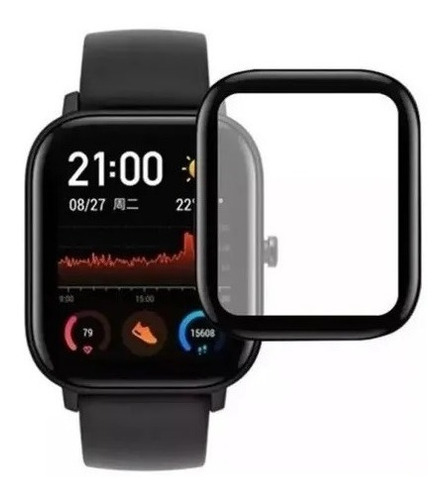 Imagem 1 de 7 de Pelicula Xiaomi Relógio Amazfit Gts 3d Curva Smartwatches