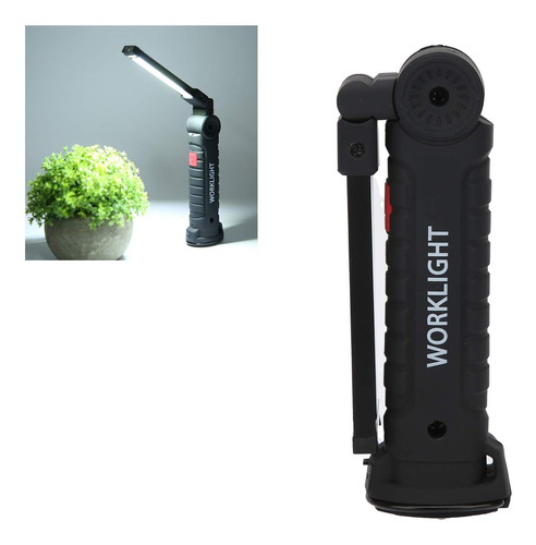 Cob Luz De Trabajo Lámpara De Mano Led Brillante Linterna De