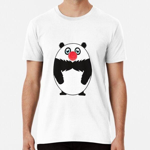 Remera Anime Panda With A Red Nose Cute Algodon Premium 