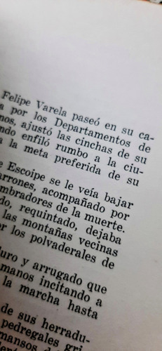 Tiempo De Felipe Varela: El Caudillo Montonero Jos Ríos 1962 (Usado)