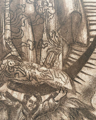 Grabado De La Virgen De Guadalupe (prueba De Estado)