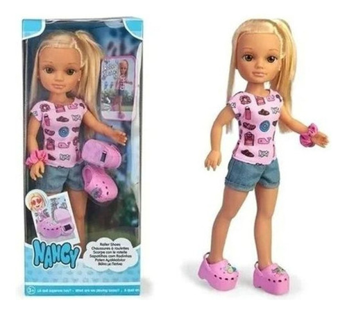 Muñeca Nancy Con Zapatos Roller 