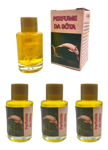 3 Perfumes Bota Atrai Homem Sorte Amor Sedução 10 Ml