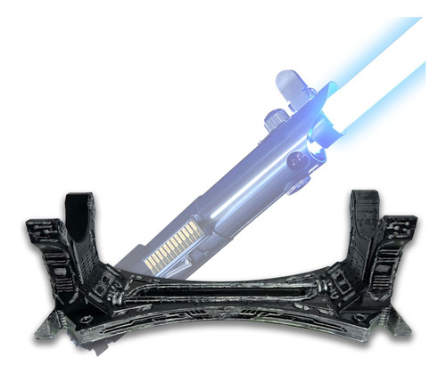 Base Exhibicion Sable De Luz - Star Wars Impresion 3d Ktsr Color Negro