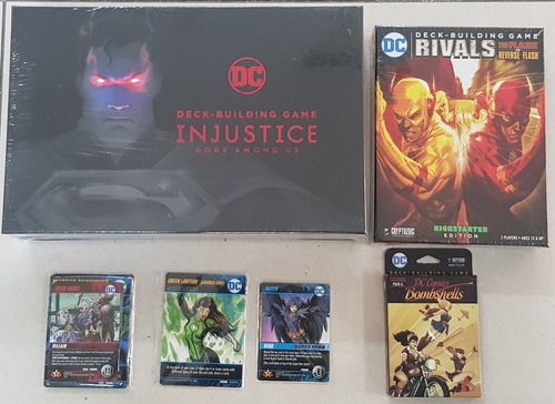 Dc Dbg Injustice Flash + Set Kickstarter Juego De Mesa Nuevo