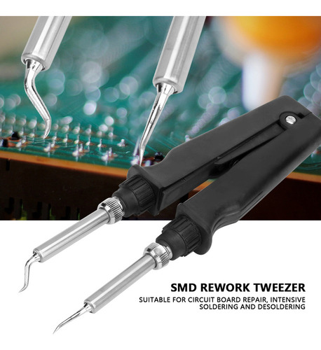 Pinça De Solda Dessoldada Smd Rework Station 220v 60w