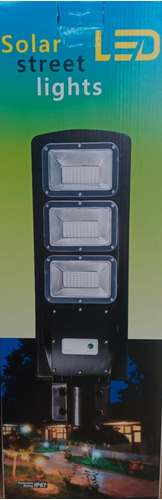 Foco Led Panel Solar Con Sensor De Movimiento 