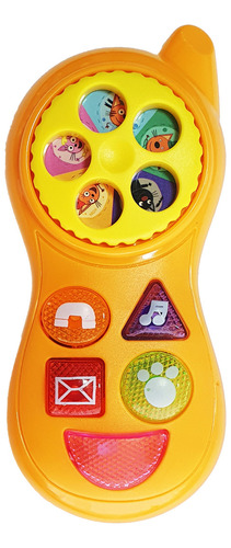 Teléfono Celular Juguete Musical Animale Bebe Niño + Bateria