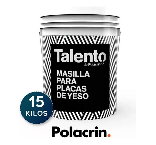 Imagen 1 de 2 de Masilla Selladora Polacrin Para Placa De Yeso Resistente 15k