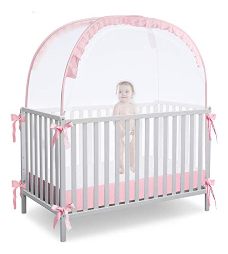 L Runnzer Baby Pop Up Tent Cover Cuna, Cuna Transparente Y C