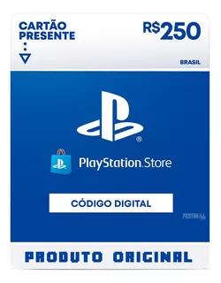 Cartao Playstation Psn Gift Card Br R$ 250 Reais Instantâneo