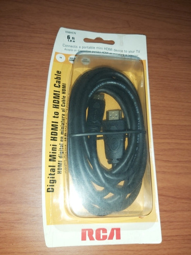 Cable Hdmi A Mini Hdmi 1.8mts Rca