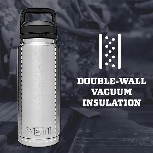Botella Yeti Rambler 770 Ml De Acero Inoxidable Con Aislamie