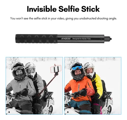 Palo Para Selfies Insta360 X2/x3/ One Selfie Andoer Invisibl