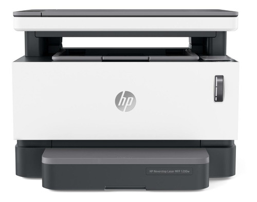 Impresora multifunción HP Neverstop 1200W con wifi blanca y gris 220V - 240V