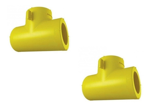Tee Termofusión Gas 25 Mm ( 3/4 Pulgada ) Vantec (2 Unid)