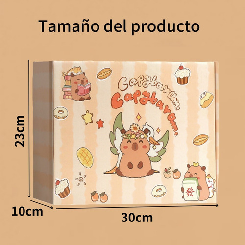 Set De Regalo De Papelería Infantil Temática Capibara