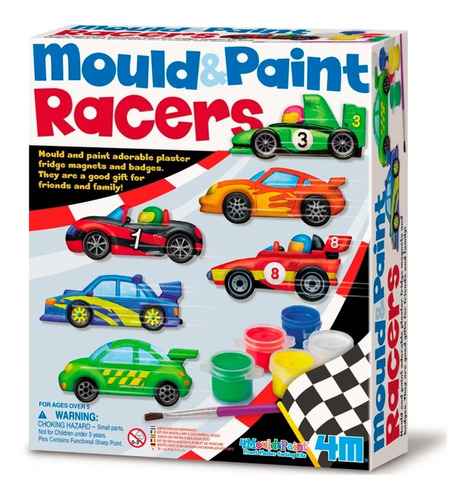 Kit De Moldear Y Pintar Autos Magnéticos 4m Cadaqués Kids