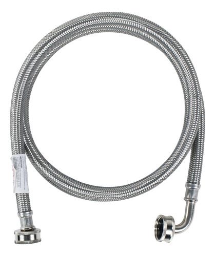 Wm72ssl Braided Stainless Steel Washing Machine Hose Wi...