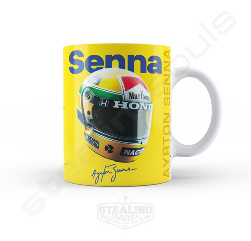 Taza Fierrera - Ayrton Senna #33 | World F1 Champion Edition