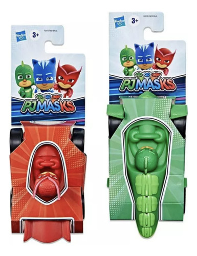 Mini Carritos Pj Masks 2 Pack Buhita Y Gekko 10 Cm