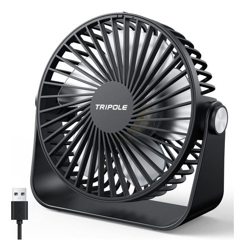 Ventilador De Escritorio Usb Tripole Mini Ventilador Portáti