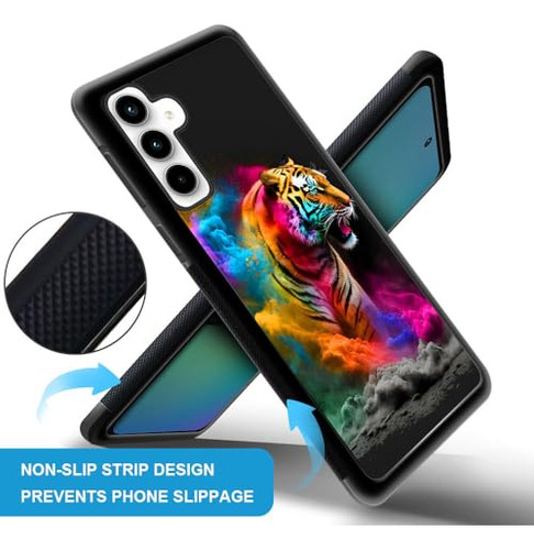 Funda Para Galaxy A35 5g Colorojo Smoke Tiger 6.6 PuLG Plast