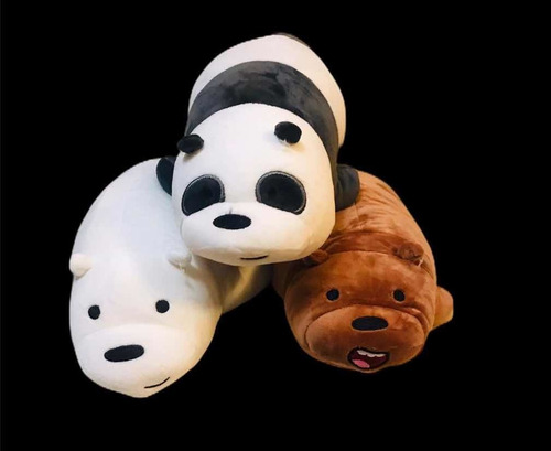 Peluches Osos Escandalosos We Bare Bears Set 3 Ck