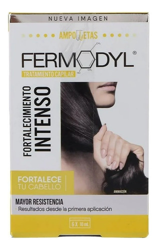 3 Pza Tratamiento Capilar Fermodyl Fortalecimiento Extremo 6