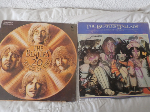 Discos Lp The Beatles Ballads/ 20 Exitos De Oro (Usado)