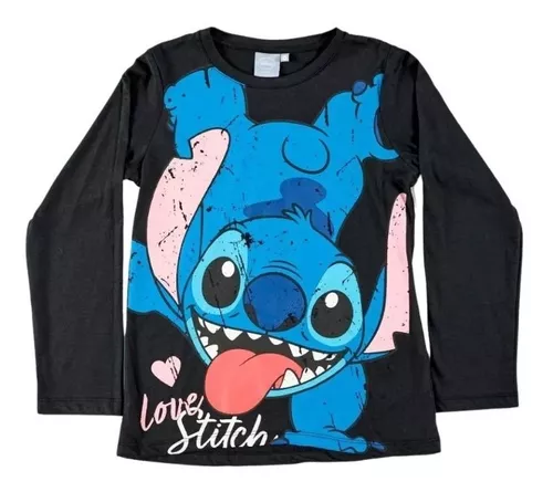 Remera Manga Larga Lilo & Stitch Niña Disney® Original