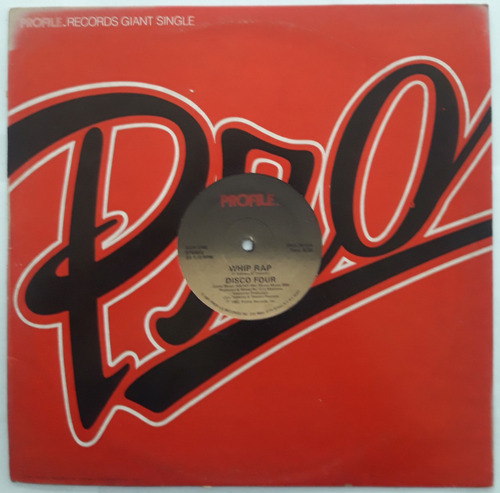 Lp Vinil (vg+) Disco Four Whip Rap / Let It Whip Ed Us 1982