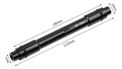 Adaptador De Eje Pasante Para Bicicleta, 12 Mm A 9 Mm