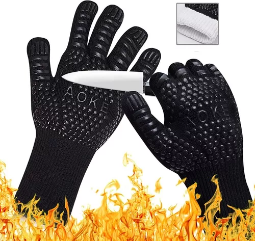 Guante de cocina para , guantes para parrilla de , guante para horno para  cortar guantes de cocina p Cola Guantes para horno BBQ