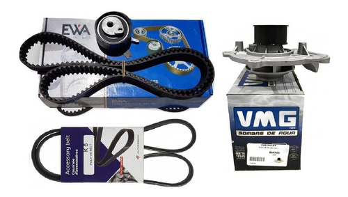 Kit Distribucion Poly-v Y Bomba Agua Chevrolet S10 2.8 200cv