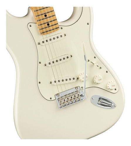 Imagen 6 de 7 de Guitarra eléctrica Fender Player Stratocaster de aliso polar white brillante con diapasón de arce