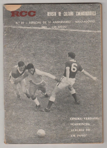 1963 Futbol Brasil Garrincha En Tapa Revista Cinematografica